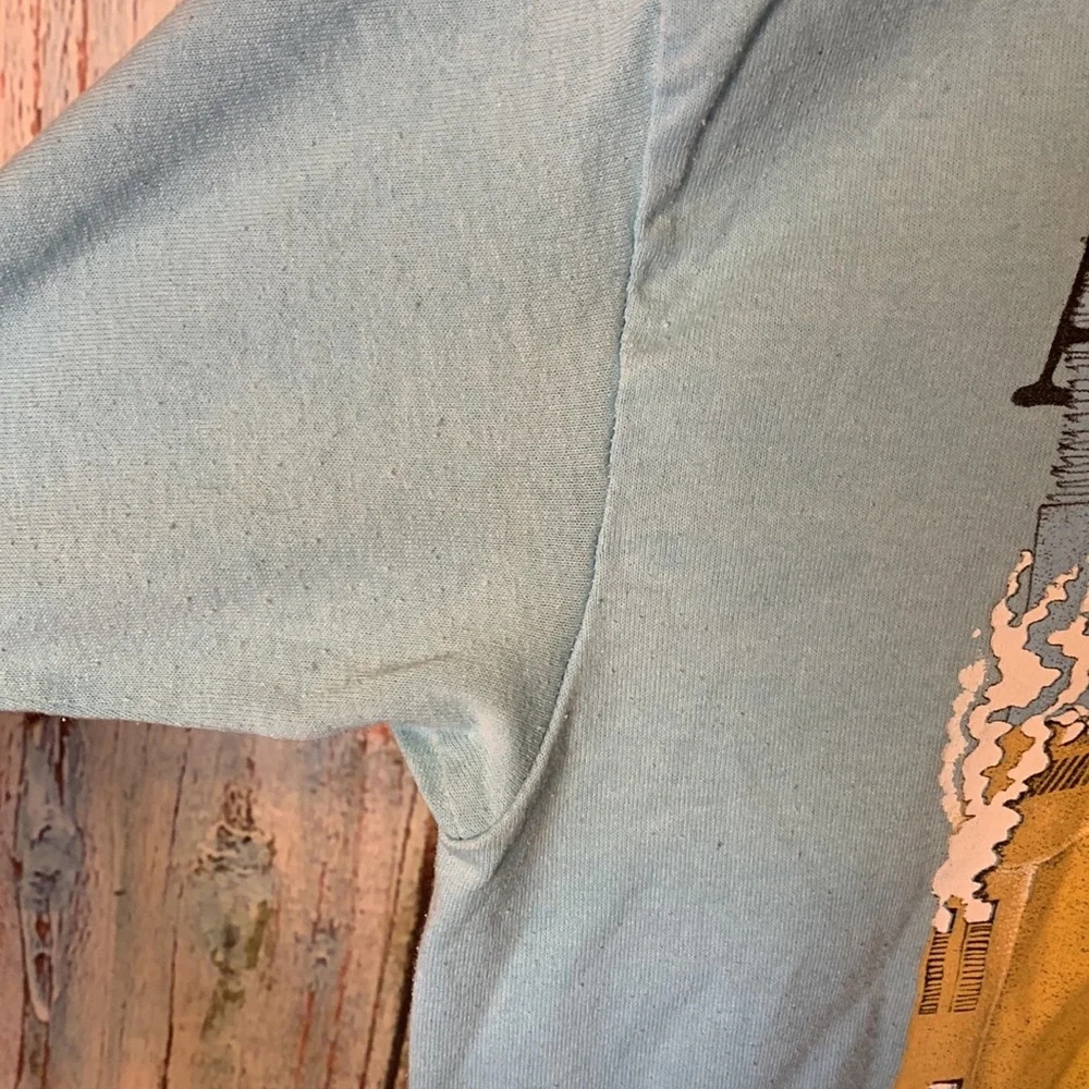 Vintage Single Stitch All Stressed Out Graphic Tee Size L by Sunshine Apparel - Picture 7 of 7